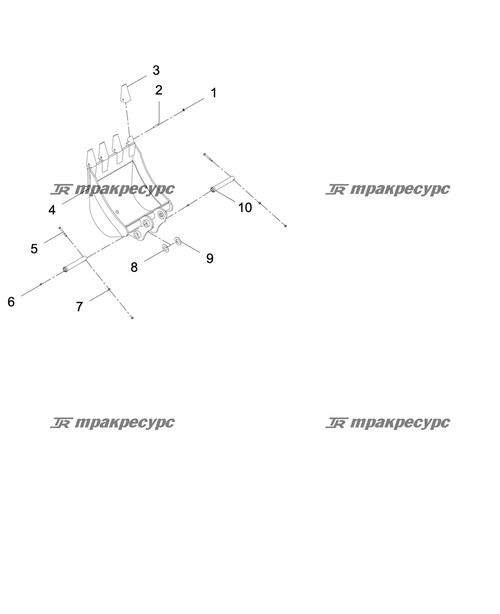Ковш сварной LG6035F.17A.01