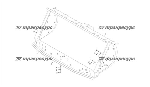 Сварной ковш