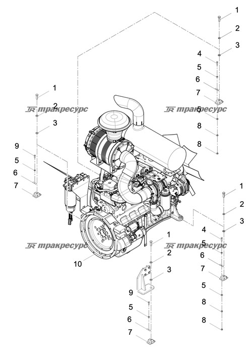 Болт M12×70 GB/T5782