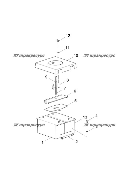 Защитная пластина аккумулятора LG6135F.07.02.05-01