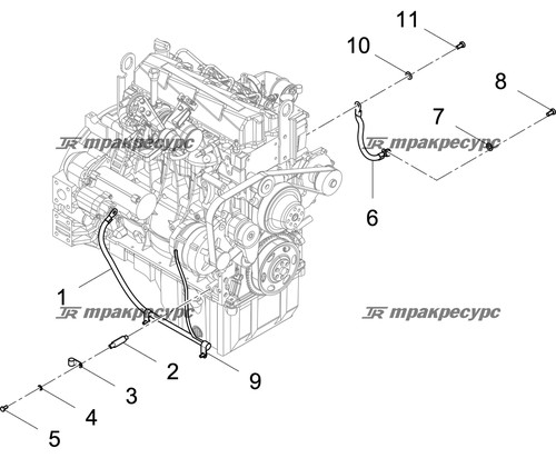 Пусковой кабель LG6135N.07Y.01.08