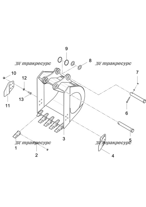 Ковш сварной LG6150.17E.01A