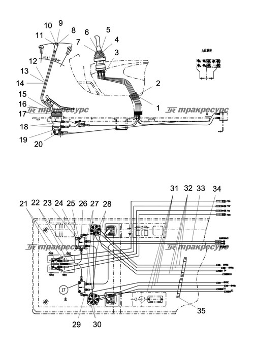 Узел шланга F421CACF080804-3100-PG2000