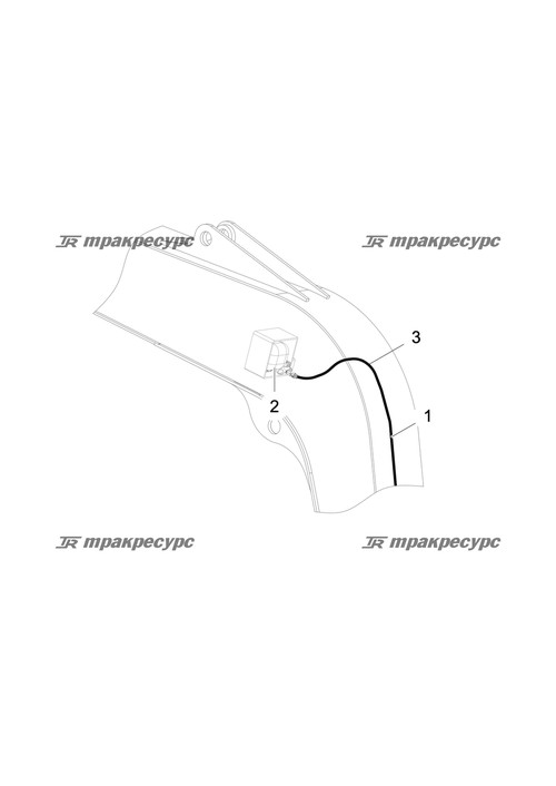 Жгут проводов фары стрелы CDM6060F5.07.01.07
