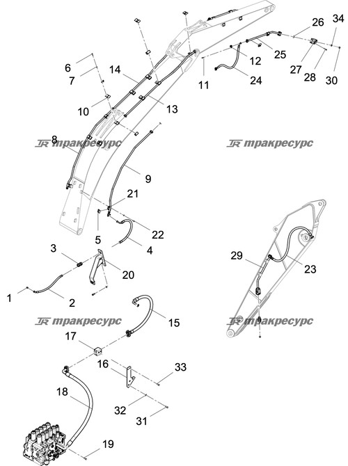 Узел шланга PF781C91C303016-1230