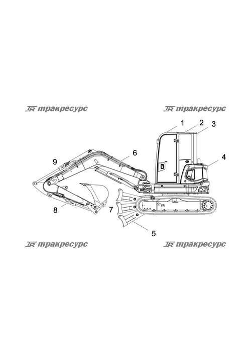 Ковш в сборе CDM6060F5.17