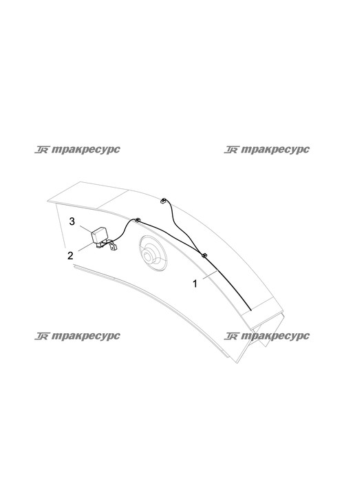 Рабочая противотуманная фара 6081-027-007Y