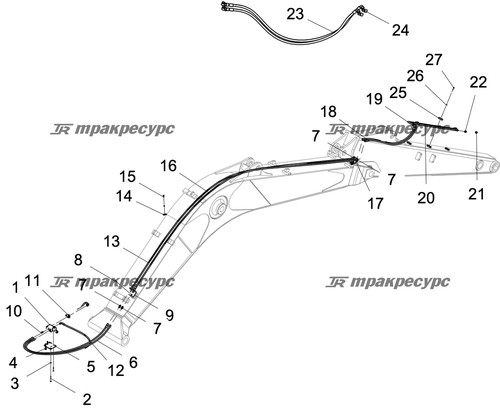 Узел шланга PF481CACF080804-1700-SG1700(密集型)