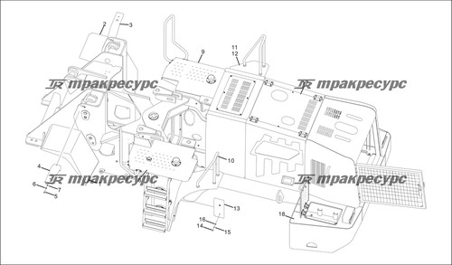 Узел капота LG50CⅩⅩ.13.06