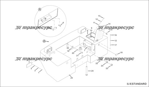Сварной противовес LG855BGⅥ.13.07.60