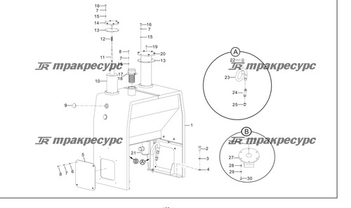 Сварная маслозаборная втулка LG862NⅠ.13.09.02